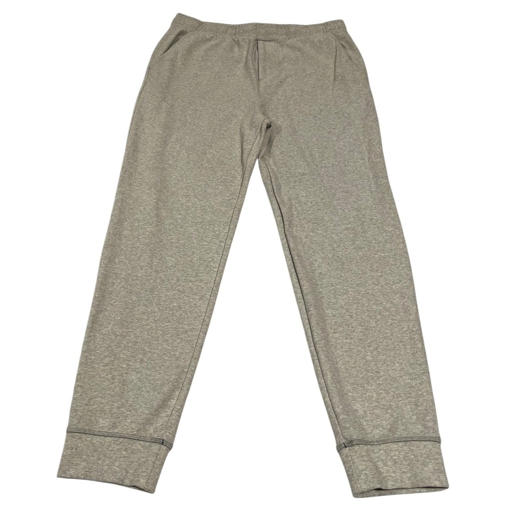 Carbon2Cobalt Mens Heather Grey Cotton Blend Lounge Pants Joggers Size S